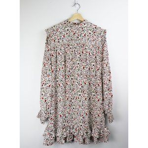 frame smocked shift dress